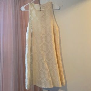 Cream sleeveless dress